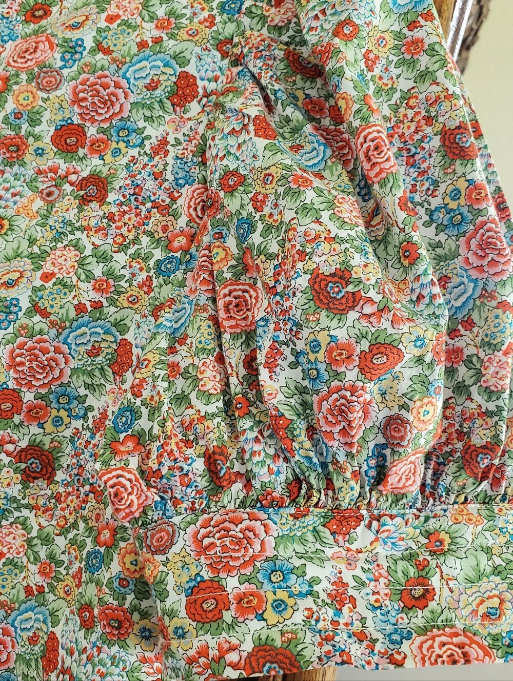 Tuckernuck Hyacinth House Red Floral Ruffle Collar Louisa Maxi Dress Large - Picture 10 of 16